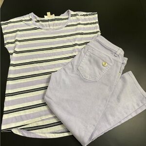 SOLD new condition Michael Kors size S Tank Top and light lilac size 6 cropped